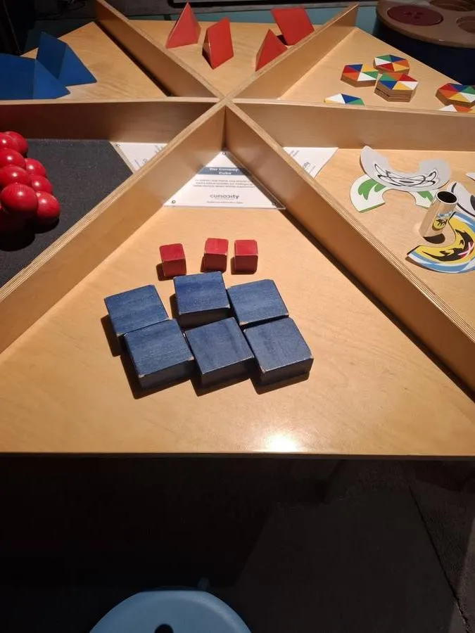 Der Conway cube, Exponat im Pop-up Science Center