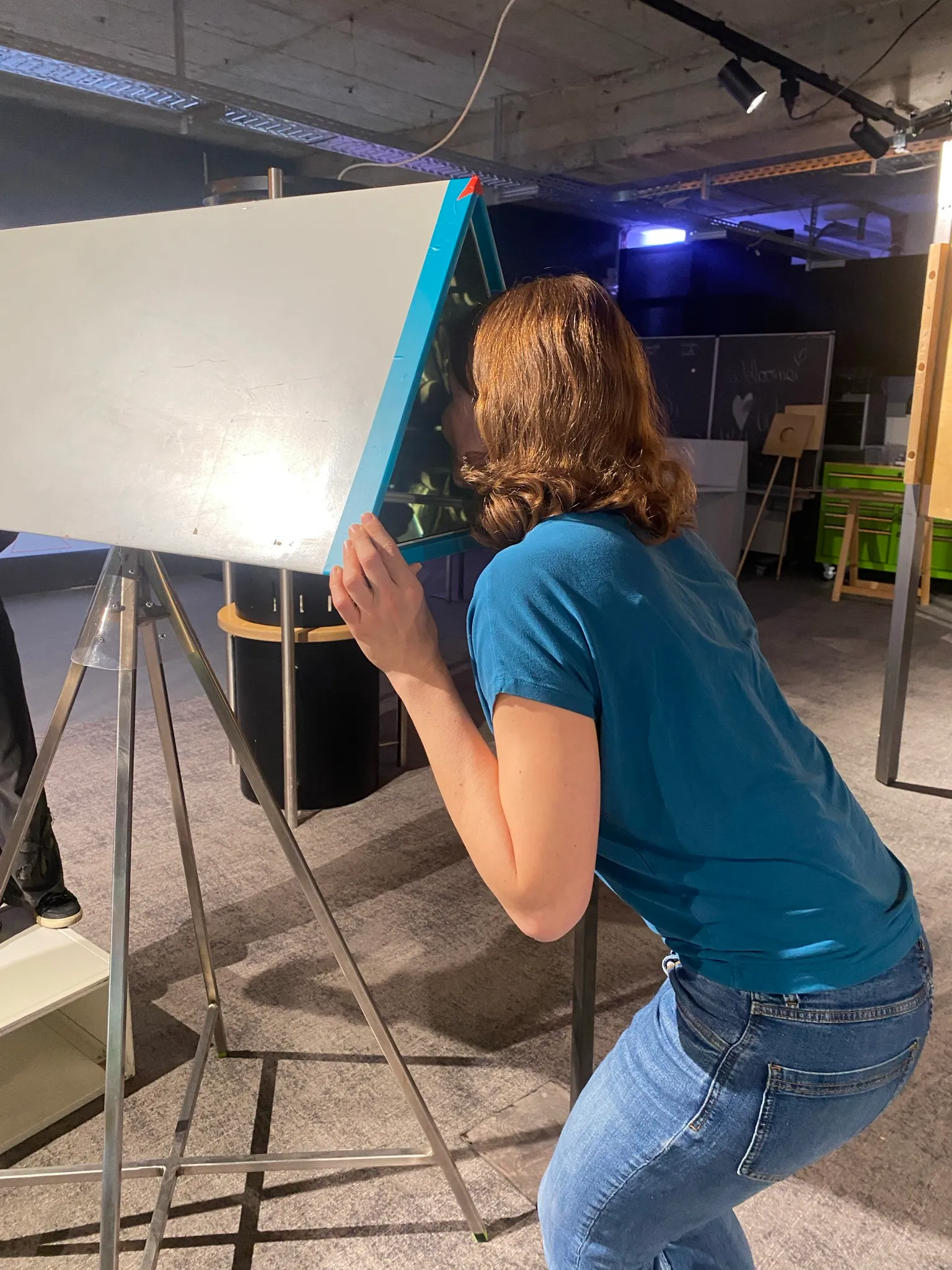 Kaleidoskop, begehbarer Spiegelaufbau im Pop-up Science Center