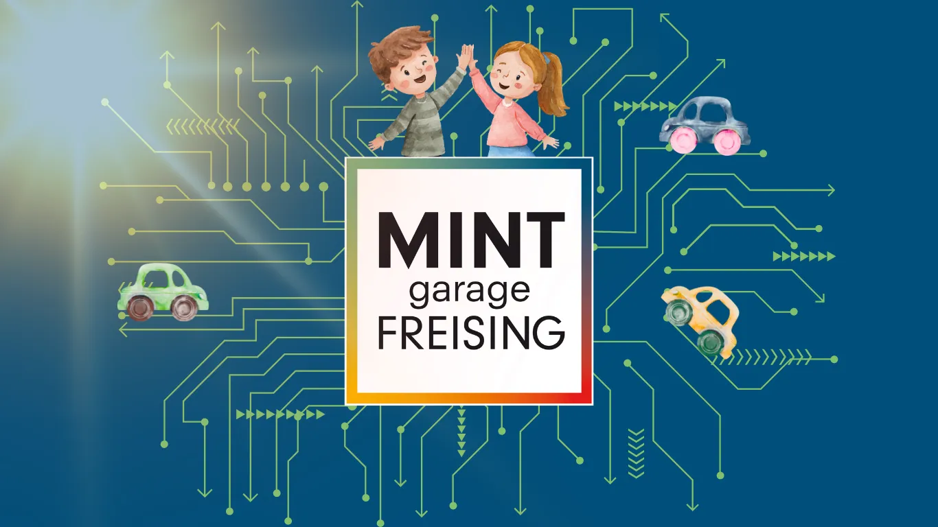 Ankündigungsgrafik MINT Garage Juli 2026