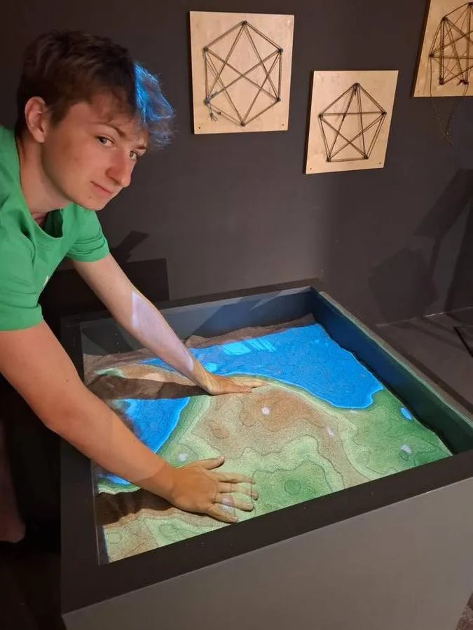 Sand-Box, Exponat im Pop-up Science Center
