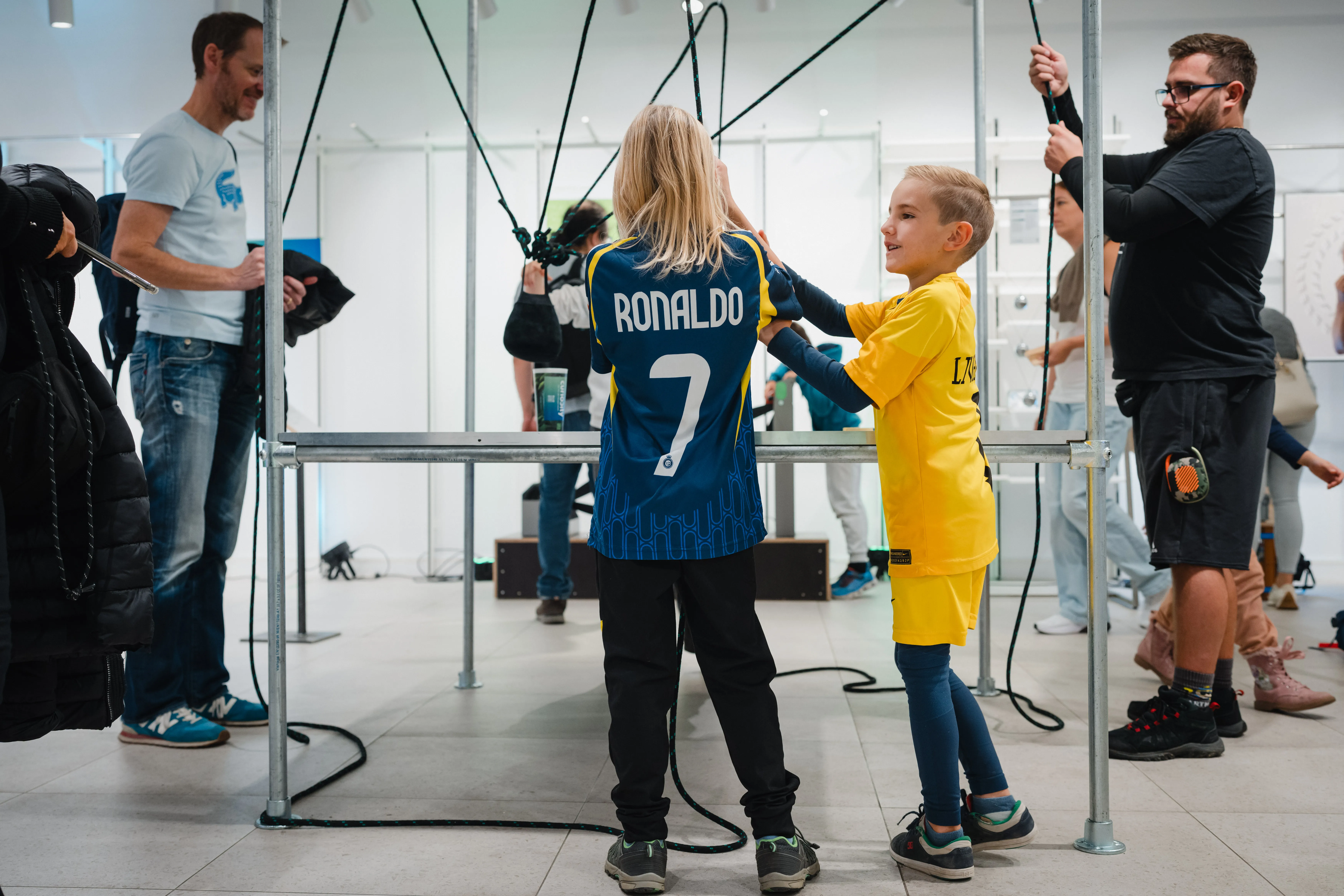 curiocity Team bei den Münchner Wissenschaftstagen im Pop-up