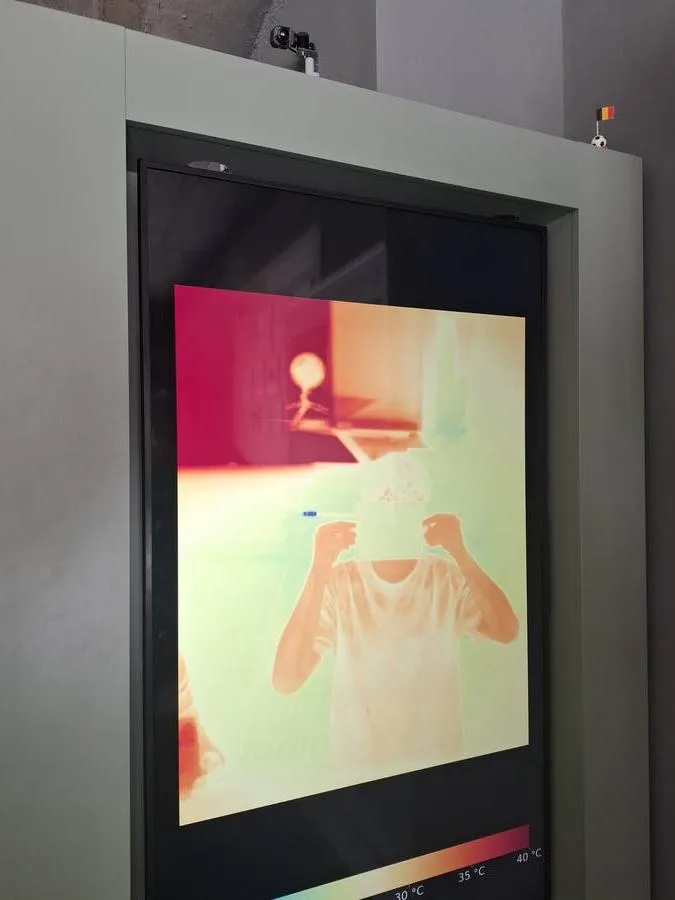 Wärmebildkamera, Exponat im Pop-up Science Center