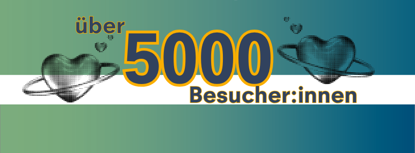 Banner zu 5000 Besucherinnen curiocity Pop-up Science Center Freising